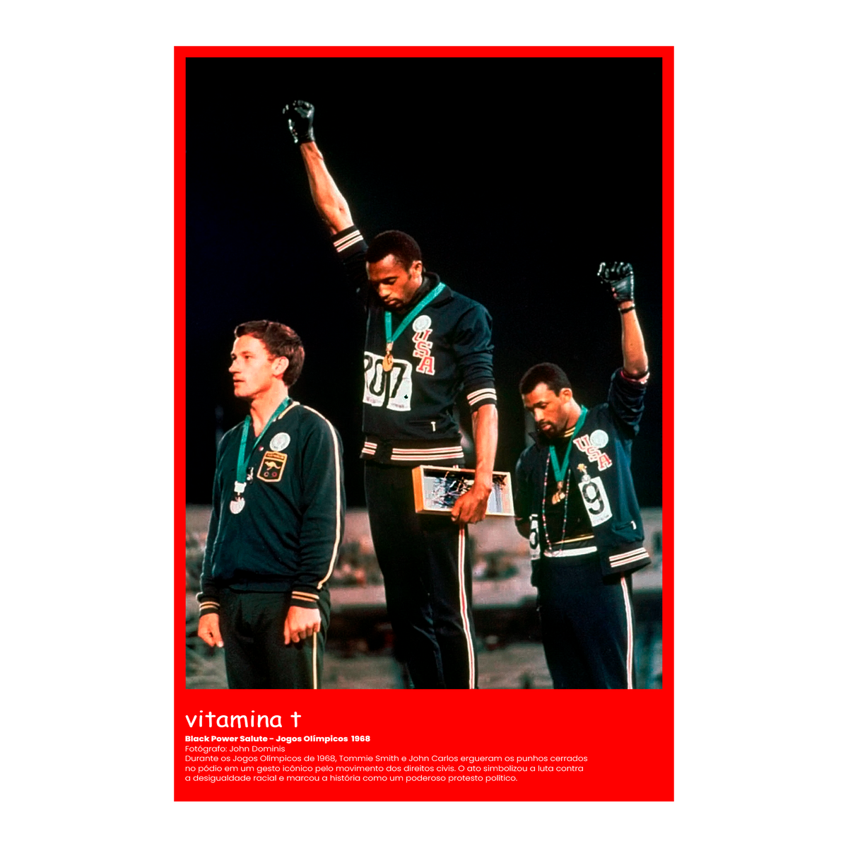t BLACK POWER SALUTE